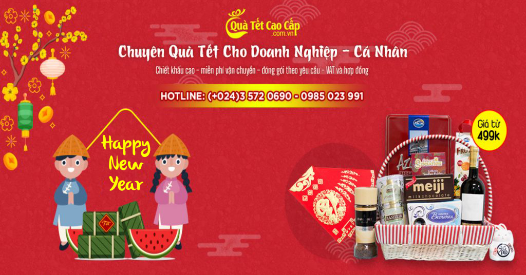 thiết kế giỏ quà tết